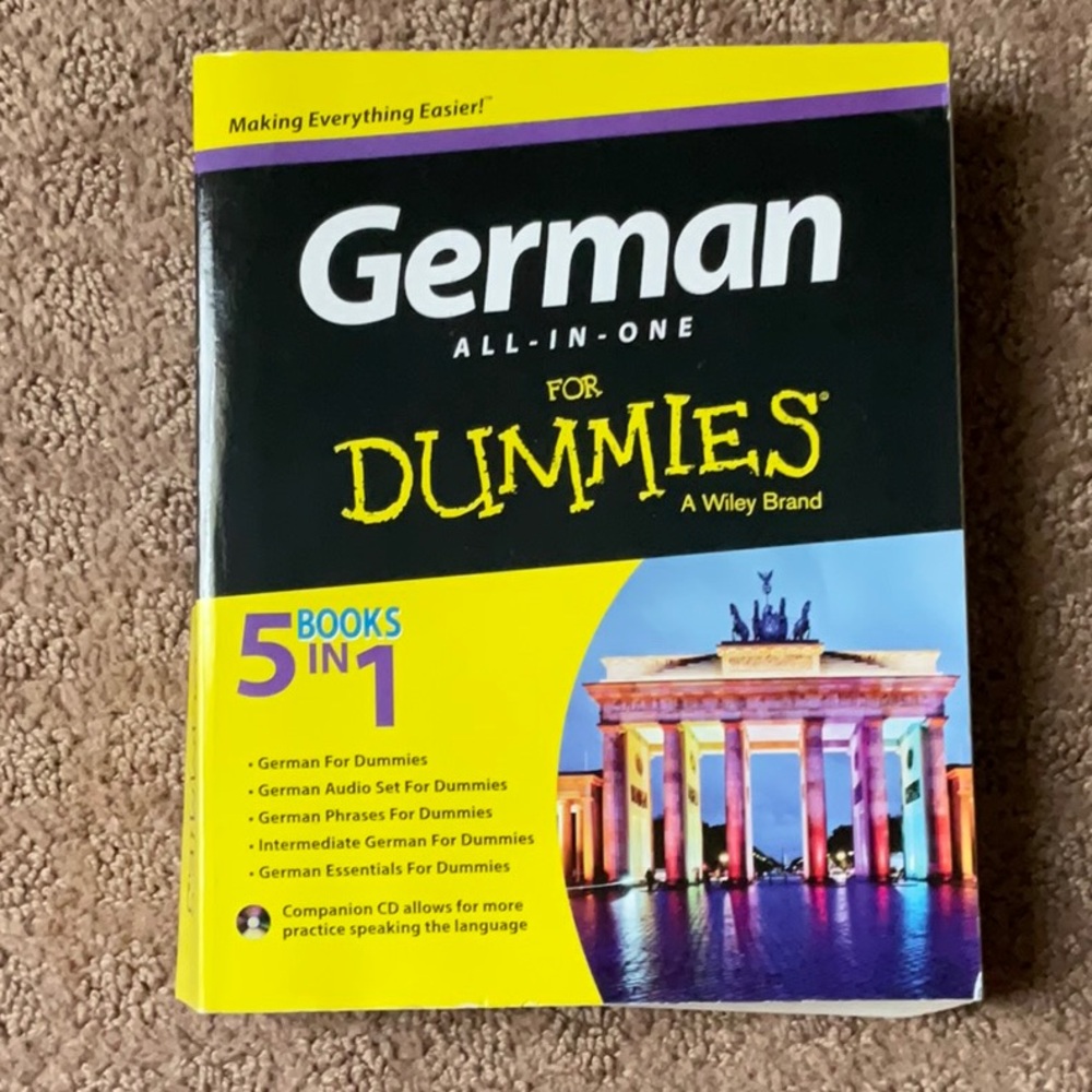 German for Dummies . book with accompanying CD.